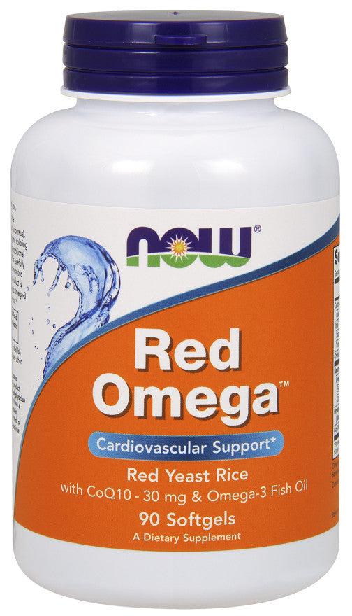 NOW Foods Red Omega (punane pärmiriis) – 90 kapslit