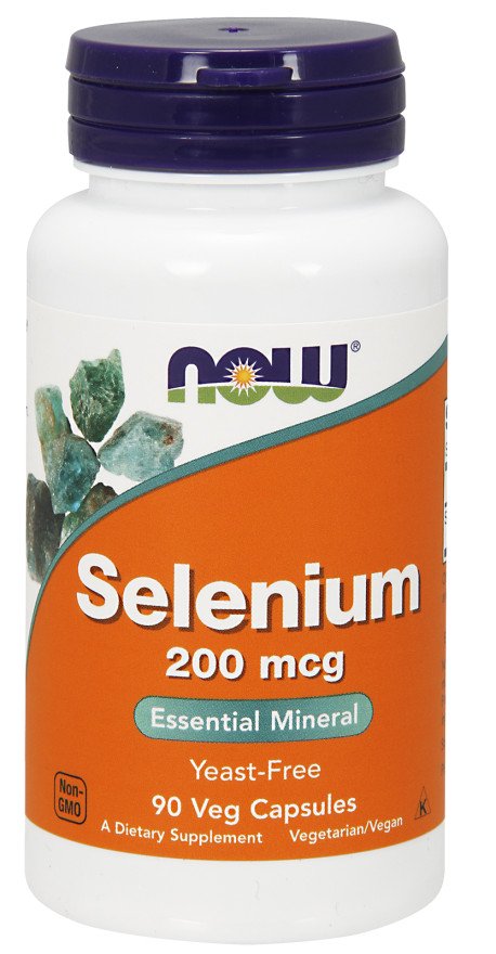Produkto nuotrauka: NOW Foods Selenium, 200mcg - 90 kapsulių