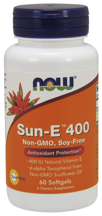 NOW Foods Sun-E, 400 IU – 60 kapslit