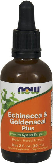 NOW Foods Echinacea ja koldjuure segu Goldenseal Plus – 60 ml.