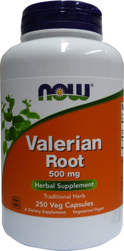 Produkto nuotrauka: NOW Foods Valerian Root, 500mg - 250 kapsulių
