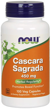 NOW Foods Cascara Sagrada, 450 mg – 100 kapslit