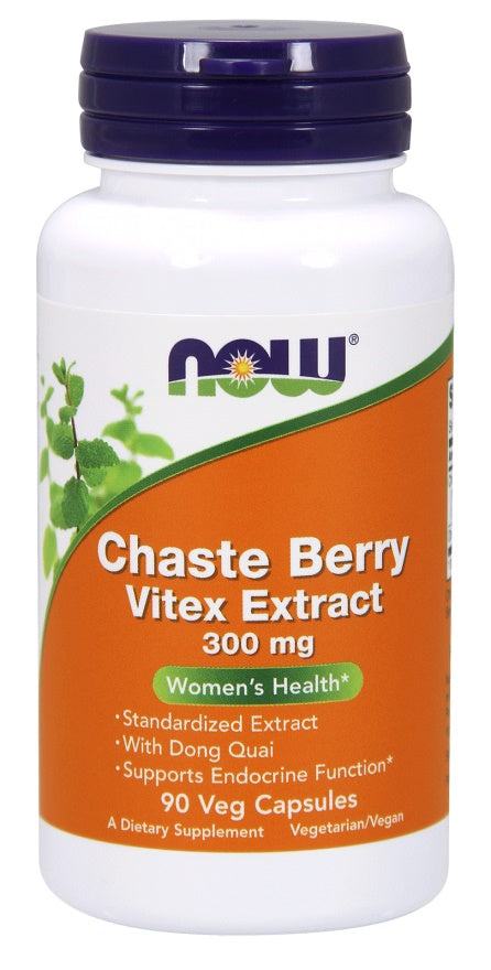 NOW Foods Vitex Berry Extract, 300 mg – 90 kapslit