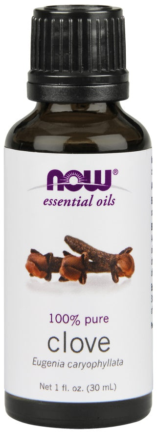 NOW Foods eeterlik õli, nelgiõli – 30 ml.