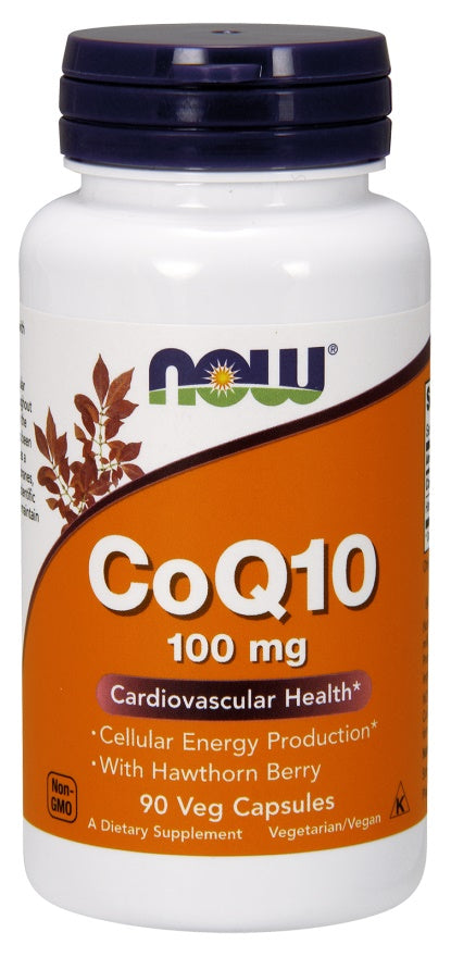 NOW Foods CoQ10 koos viirpuumarjadega, 100 mg – 90 kapslit