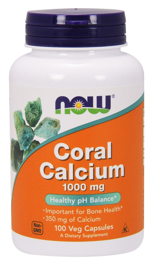NOW Foods korallkaltsium, 1000 mg – 100 kapslit