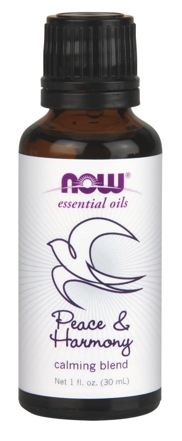 NOW Foods eeterlike õlide, rahu ja harmoonia õlisegu – 30 ml.