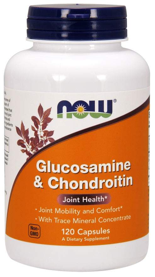 NOW Foods glükoosamiin ja kondroitiin mikroelementide kontsentraadiga - 120 kapslit