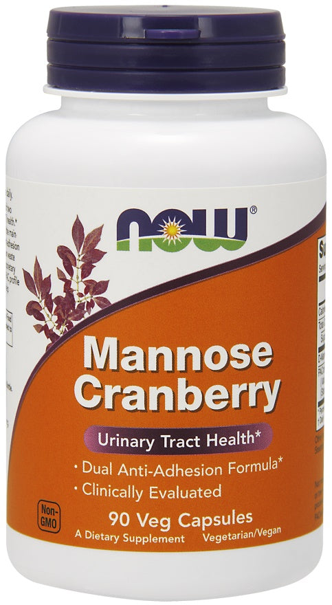 Produkto nuotrauka: NOW Foods Mannose Cranberry - 90 kapsulių