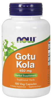 NOW Foods Gotu Kola, 450 mg – 100 kapslit