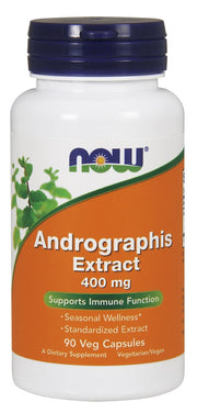 NOW Foods Andrographis ekstrakt, 400 mg – 90 kapslit