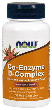 NOW Foods koensüüm B-kompleks – 60 kapslit