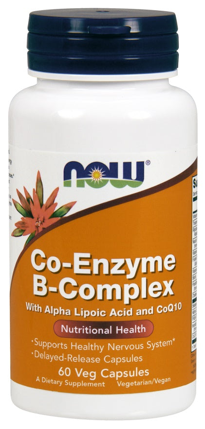 NOW Foods koensüüm B-kompleks – 60 kapslit