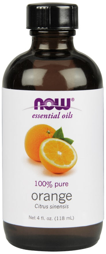 NOW Foods eeterlik õli, puhas apelsiniõli - 118 ml.