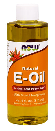 NOW Foods looduslik E-vitamiini vedelik – 118 ml.