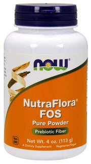 NOW Foods NutraFlora FOS, puhas pulber – 113 g