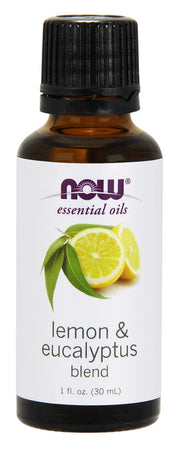NOW Foods eeterlike õlide segu, sidrun ja eukalüpt – 30 ml.