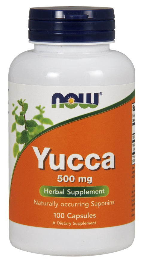 NOW Foods Yucca, 500 mg – 100 kapslit