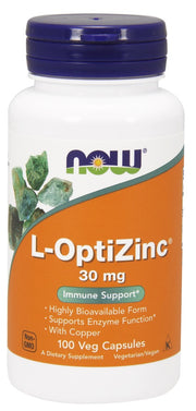 NOW Foods L - OptiZinc, 30 mg – 100 kapslit