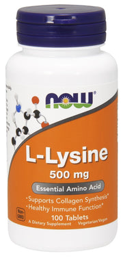 NOW Foods L-lüsiin, 500 mg - 100 tabletti