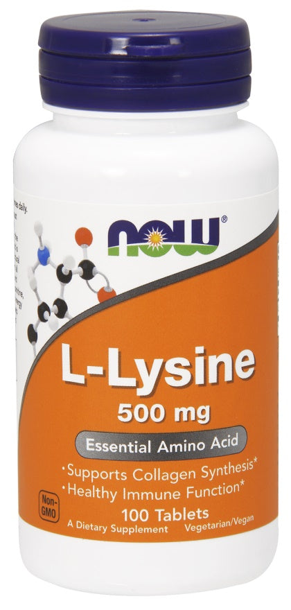 NOW Foods L-lüsiin, 500 mg - 100 tabletti