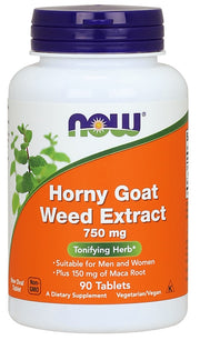Produkto nuotrauka: NOW Foods Horny Goat Weed Extract, 750mg - 90 tablečių