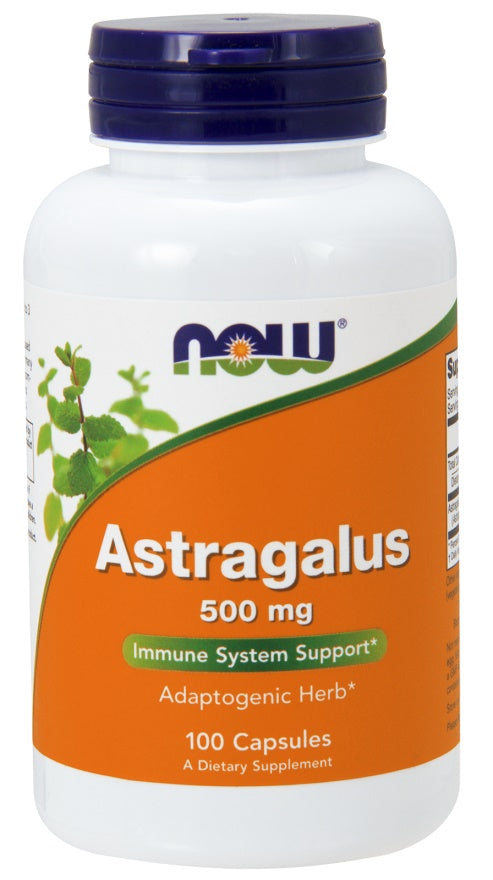 NOW Foods astragalus, 500 mg – 100 kapslit