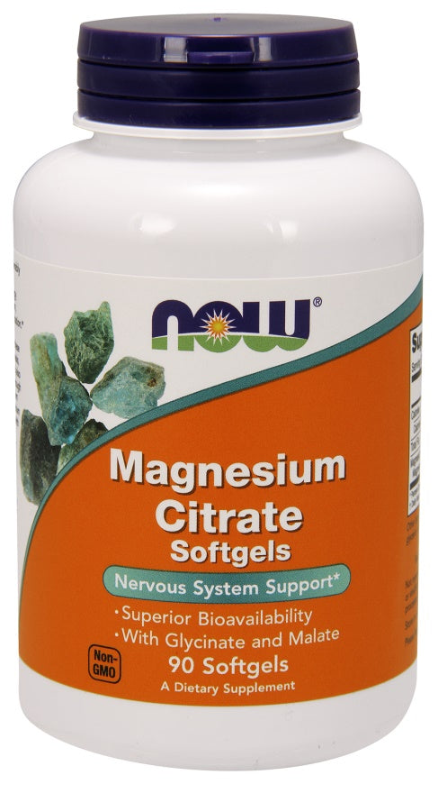 NOW Foods magneetsiumtsitraadi kapslid – 90 kapslit