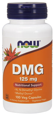 NOW Foods DMG (dimetüülglütsiin), 125 mg - 100 kapslit