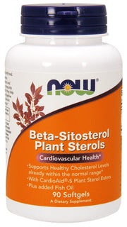 NOW Foods Beta-sitosterooli taime steroolid – 90 kapslit