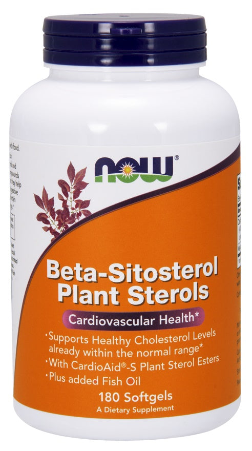 NOW Foods beeta-sitosterooli taimesteroolid – 180 kapslit