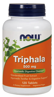 NOW Foods Triphala, 500 mg – 120 tabletti