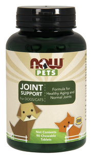 NOW Foods Pets, liigeste tugi – 90 närimistabletti