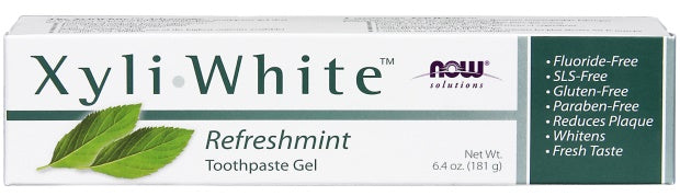 NOW Foods XyliWhite, värskendav piparmündimaitseline hambapastageel - 181 g