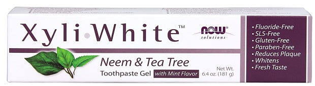 NOW Foods XyliWhite Neem & Tea Tree hambahügieenigeel - 181 g