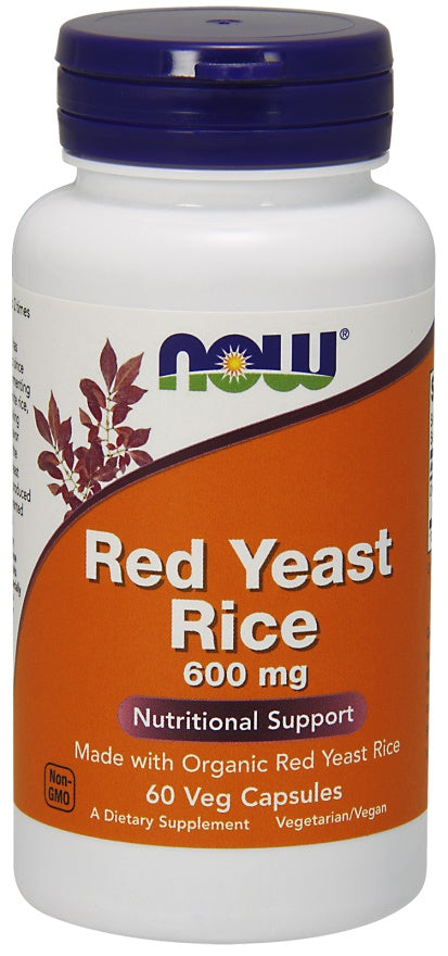 NOW Foods punase pärmi riis, 600 mg – 60 kapslit