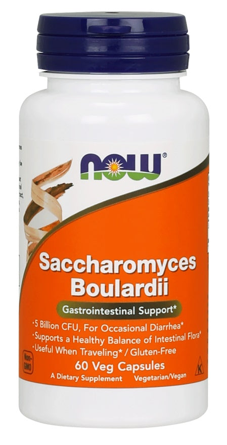 NOW Foods Saccharomyces Boulardii – 60 kapslit