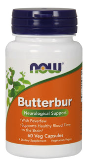 NOW Foods Butterbur – 60 kapslit
