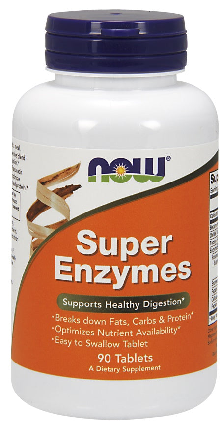 NOW Foods Super Enzymes - 90 tabletti