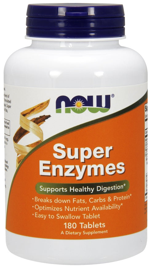 NOW Foods Super Enzymes – 180 tabletti