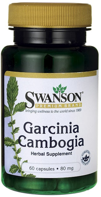 Swansoni Garcinia Cambogia 5:1 ekstrakt, 80 mg – 60 kapslit