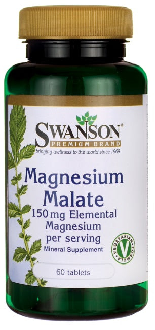 Swansoni magneesiummalaat, 150 mg elementaarset magneesiumi – 60 tabletti