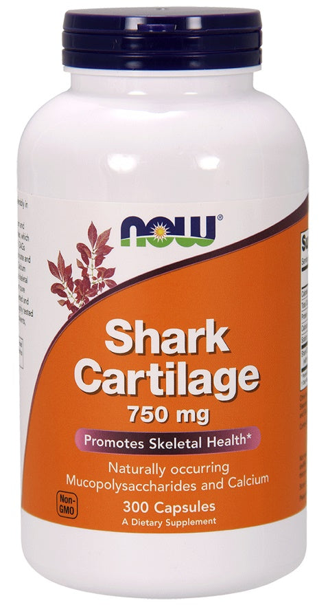 Produkto nuotrauka: NOW Foods Shark Cartilage, 750mg - 300 kapsulių