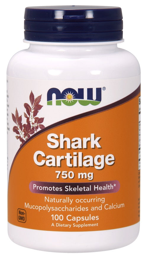 Produkto nuotrauka: NOW Foods Shark Cartilage, 750mg - 100 kapsulių