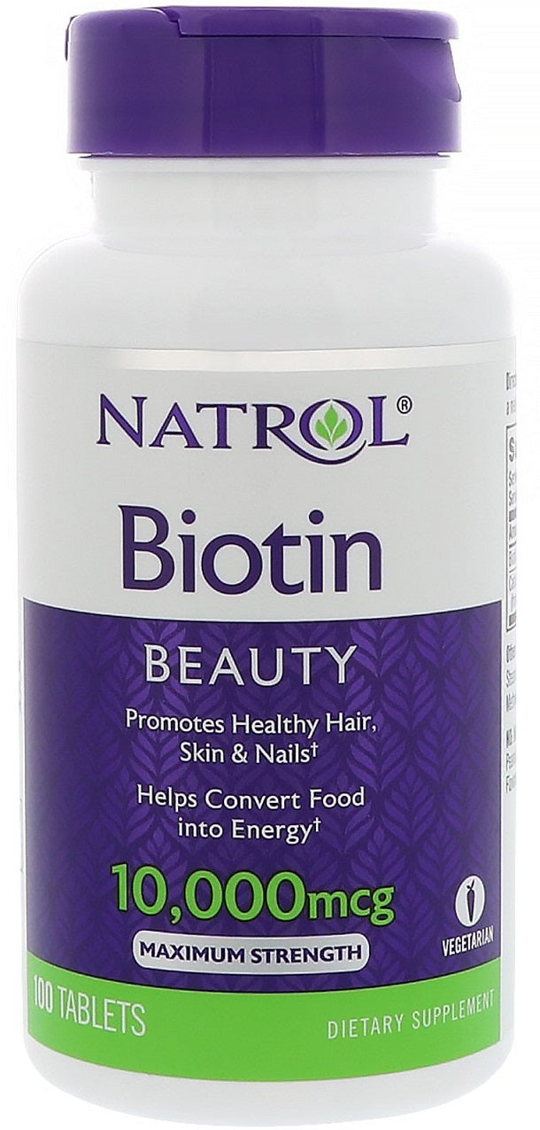 Natrol Biotiin, 10000mcg - 100 tabletti