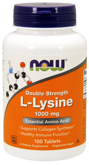 NOW Foods L-lüsiin, 1000 mg - 100 tabletti