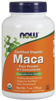NOW Foods Maca 6:1 kontsentraat, puhas pulber – 198 g