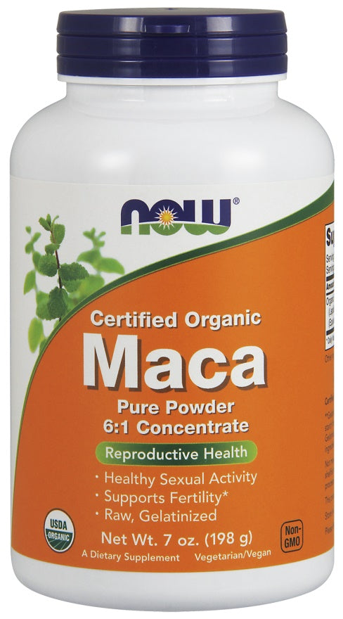 NOW Foods Maca 6:1 kontsentraat, puhas pulber – 198 g