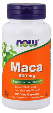 Produkto nuotrauka: NOW Foods Maca, 500mg - 100 kapsulių