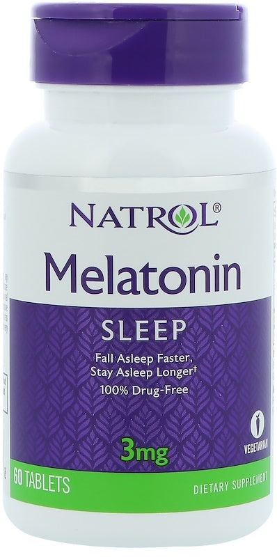 Natrol Melatoniin, 3 mg - 60 tabletti